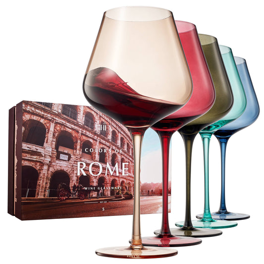 Rome, Italy, City Wine | Set of 5, 20 OZ