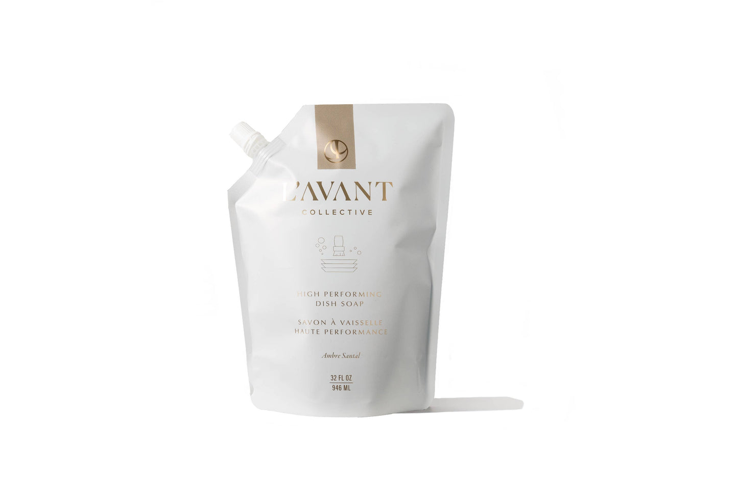 High Performing Dish Soap Refill Pouch Ambre Santal