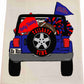 Ole Miss Tailgate Jeep Tea Towel