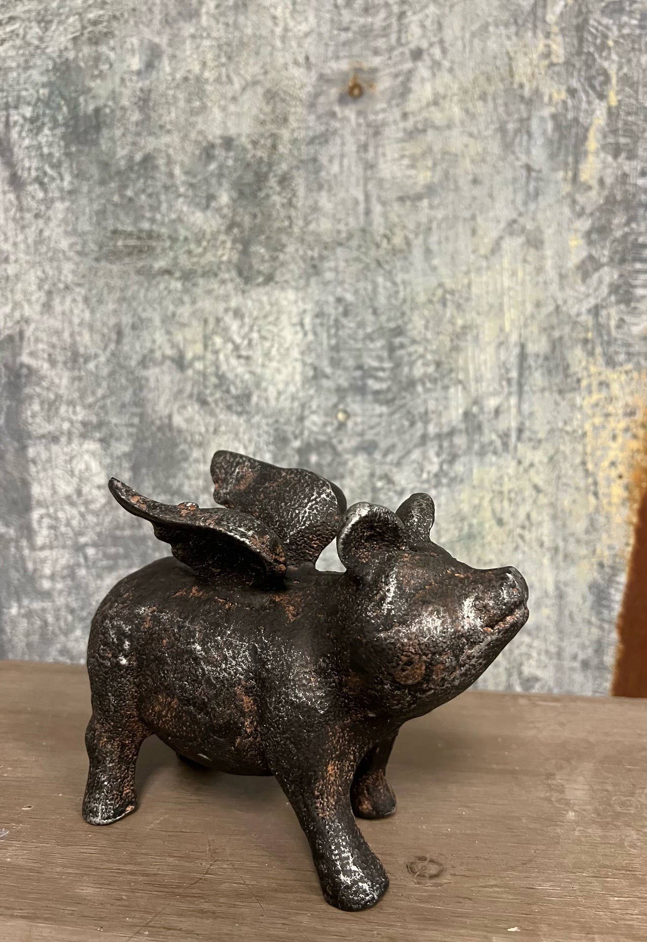 Cast Iron Flying Pig