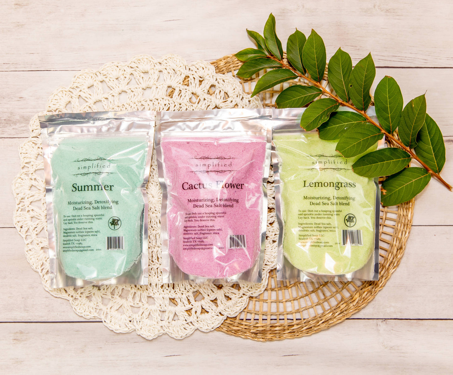 Simplified Soap 20oz Dead Sea Salt Bag