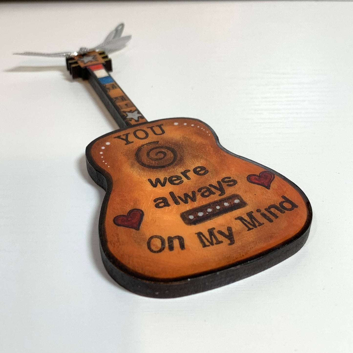 Willie Nelson guitar ornament