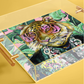 Toby The Tiger Acrylic Tray With Gold Handles