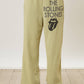 Rolling Stones Graphic Print Joggers: OLIVE / S