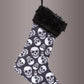 Happy Skullidays Skull Christmas Stocking