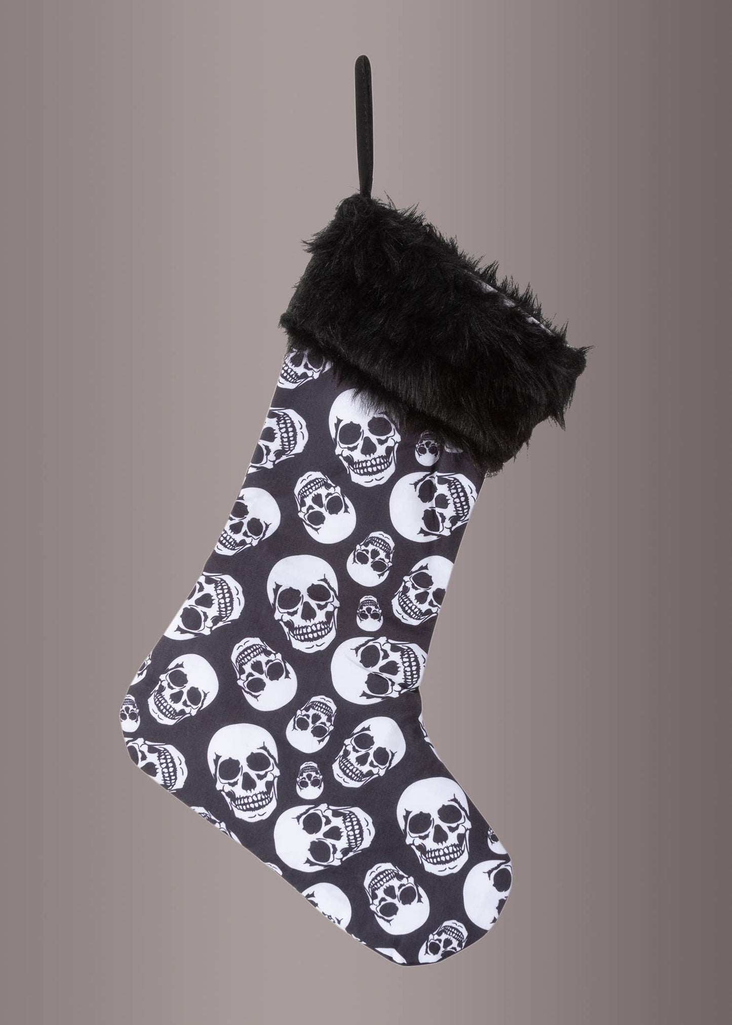 Happy Skullidays Skull Christmas Stocking