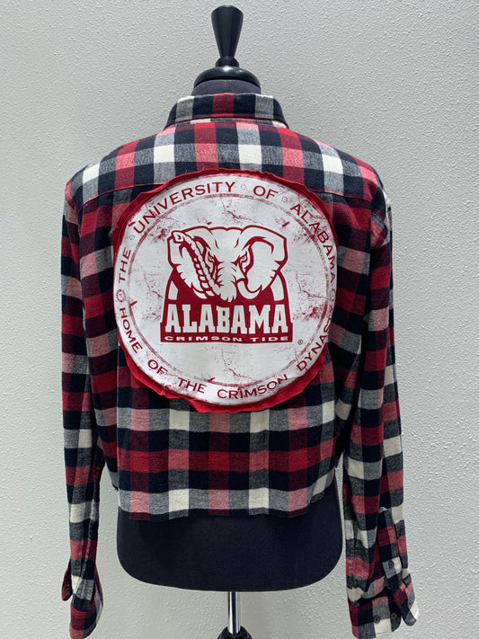 Vintage Repurposed Alabama Flannel