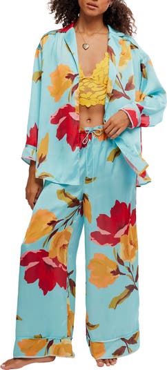 Free People Dreamy Day's Print Pajamas