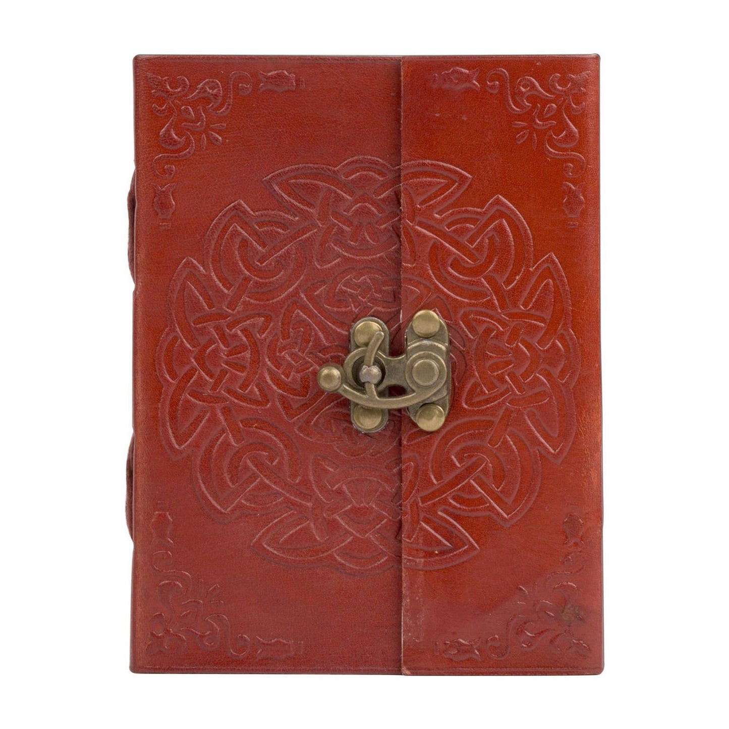 Endless Knot Leather Journal