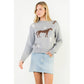 Horse And Star Knit Sweater: BEIGE