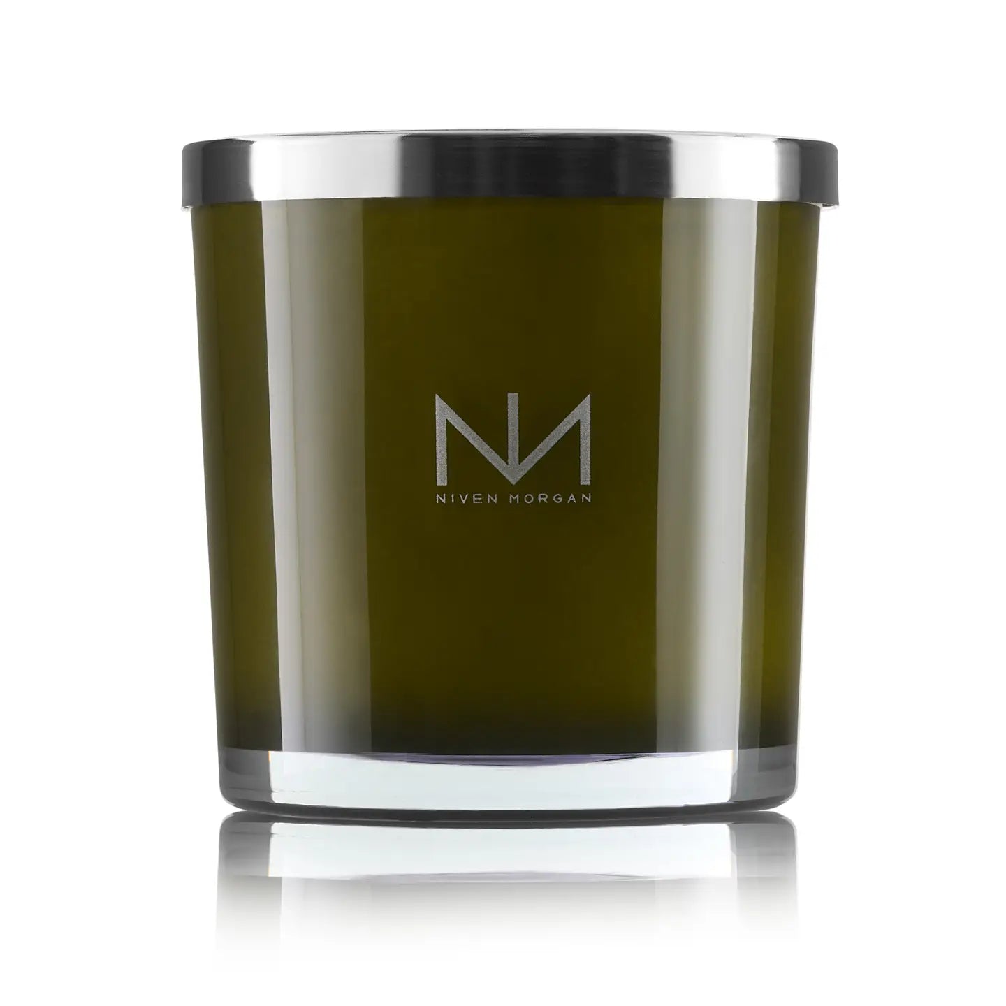 White Flower, Smoke & Pine: Double-Wick Candle