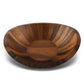 Munich Pattern Large Acacia  Wood Salad Bowl