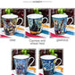 Van Gogh Bone China Set of 5 Large Mugs for Coffee and Tea