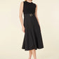 Sleeveless Midi Dress Black