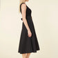 Sleeveless Midi Dress Black