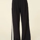 Racer Stripe Wide Leg Pant