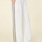 Racer Stripe Wide Leg Pant