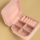 JEWELRY ORGANIZER TRAVEL BOX Red