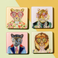 Big Cats (Set of 4) Coasters