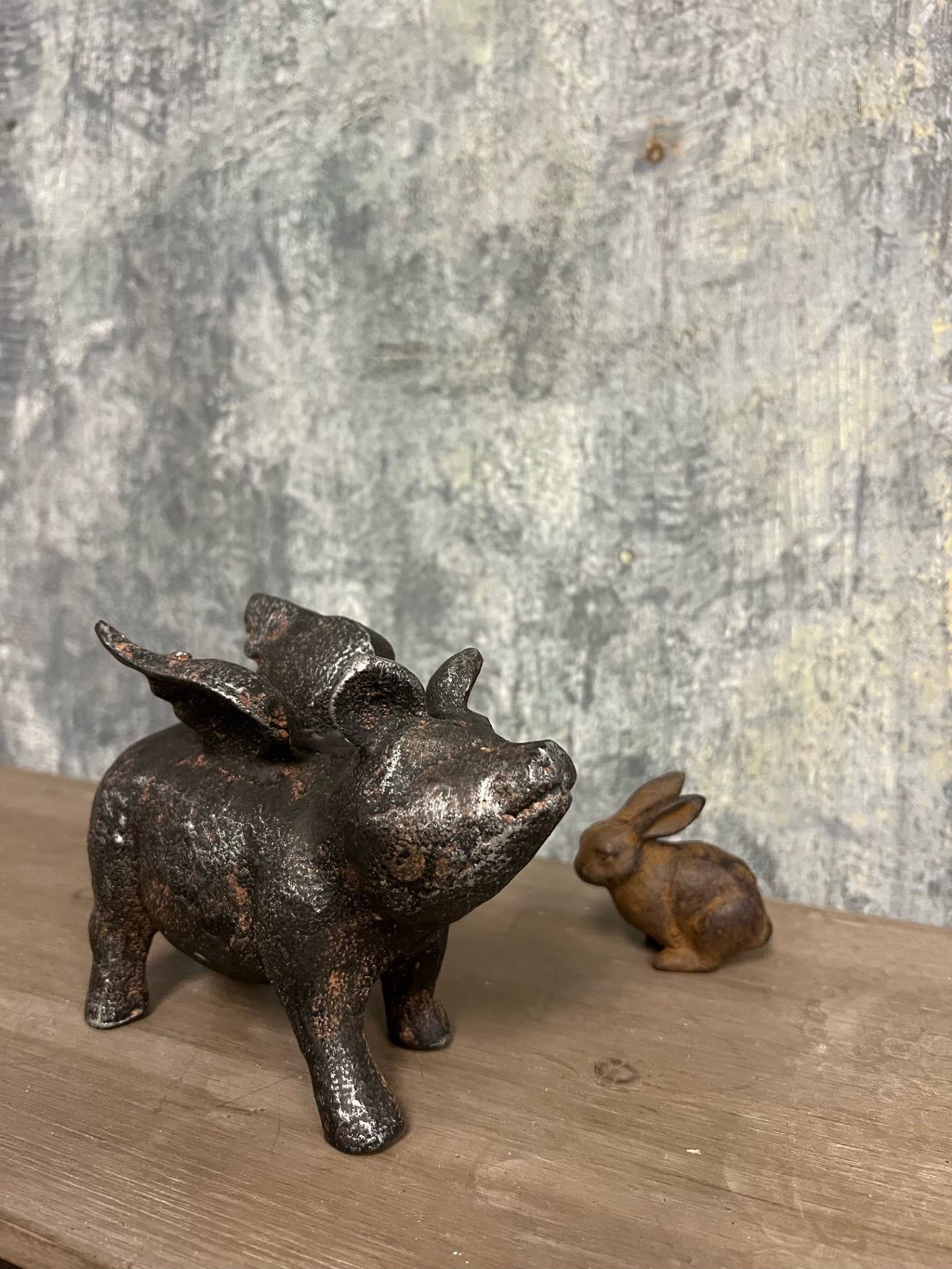 Cast Iron Flying Pig