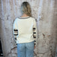 Striped Contrast Sleeve Sweater