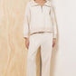 Fleece Pant Set with 3/4 Zip