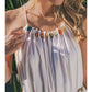 Oatmeal Halter Dress in Linen