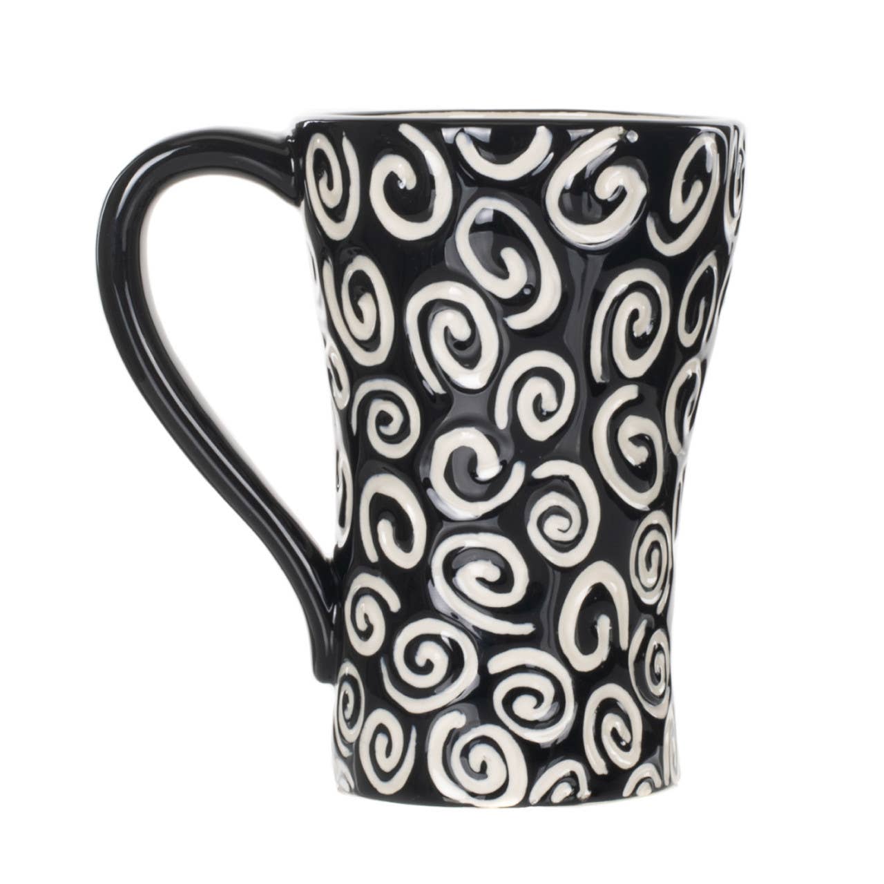 White Swirls Mug