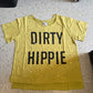 Dirty Hippie T Vintage Chartreuse