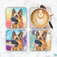 German Shepherd Set of 4 Coasters