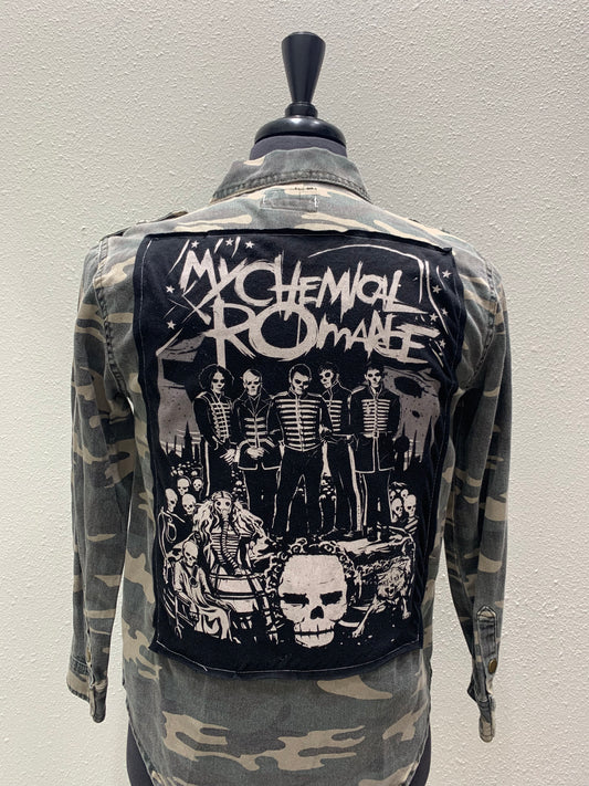 Vintage Repurposed My Chemical Romance Jacket