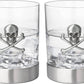 Skull Whiskey Glasses 11oz