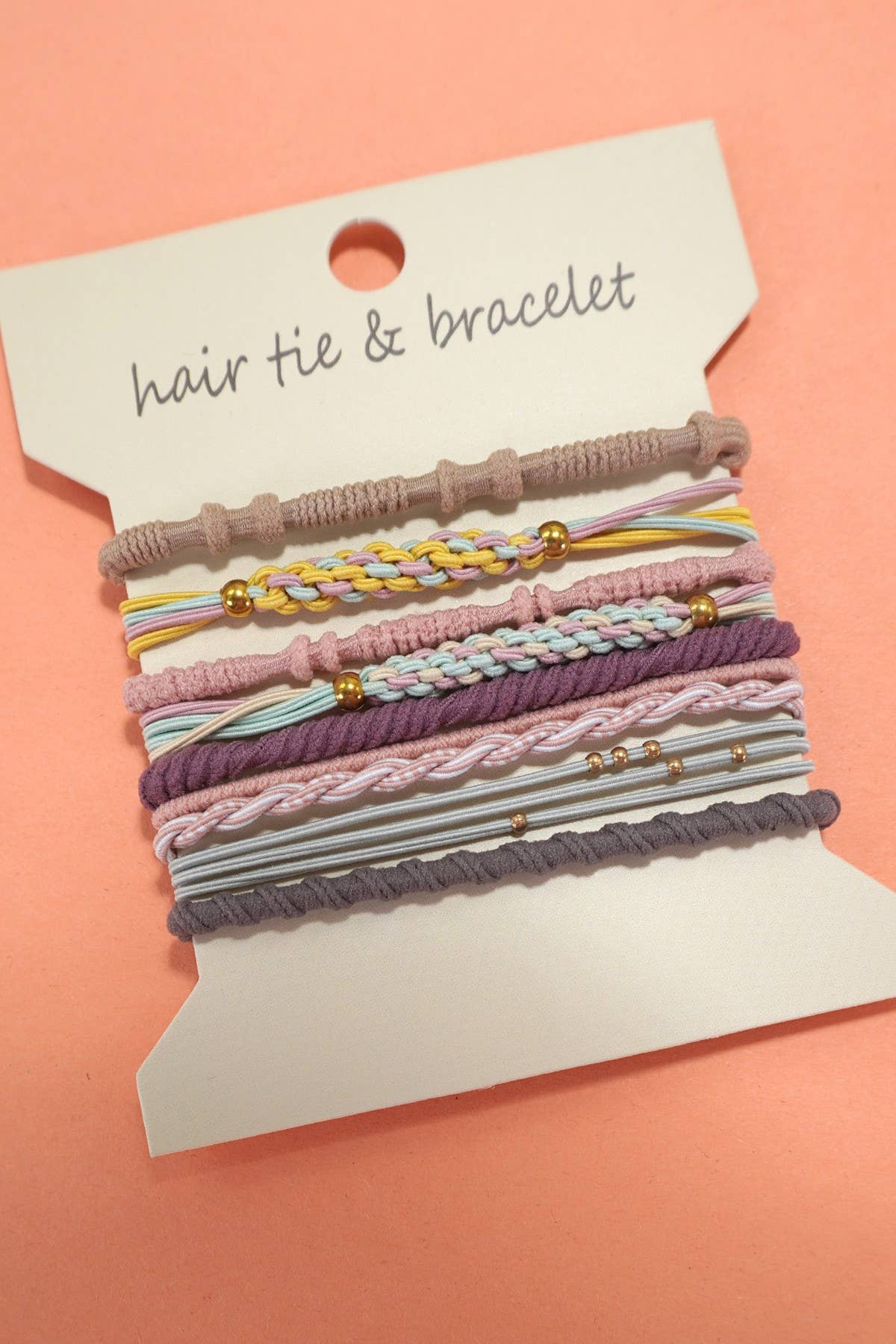 KNOT BRACELET HAIR TIES Pastel
