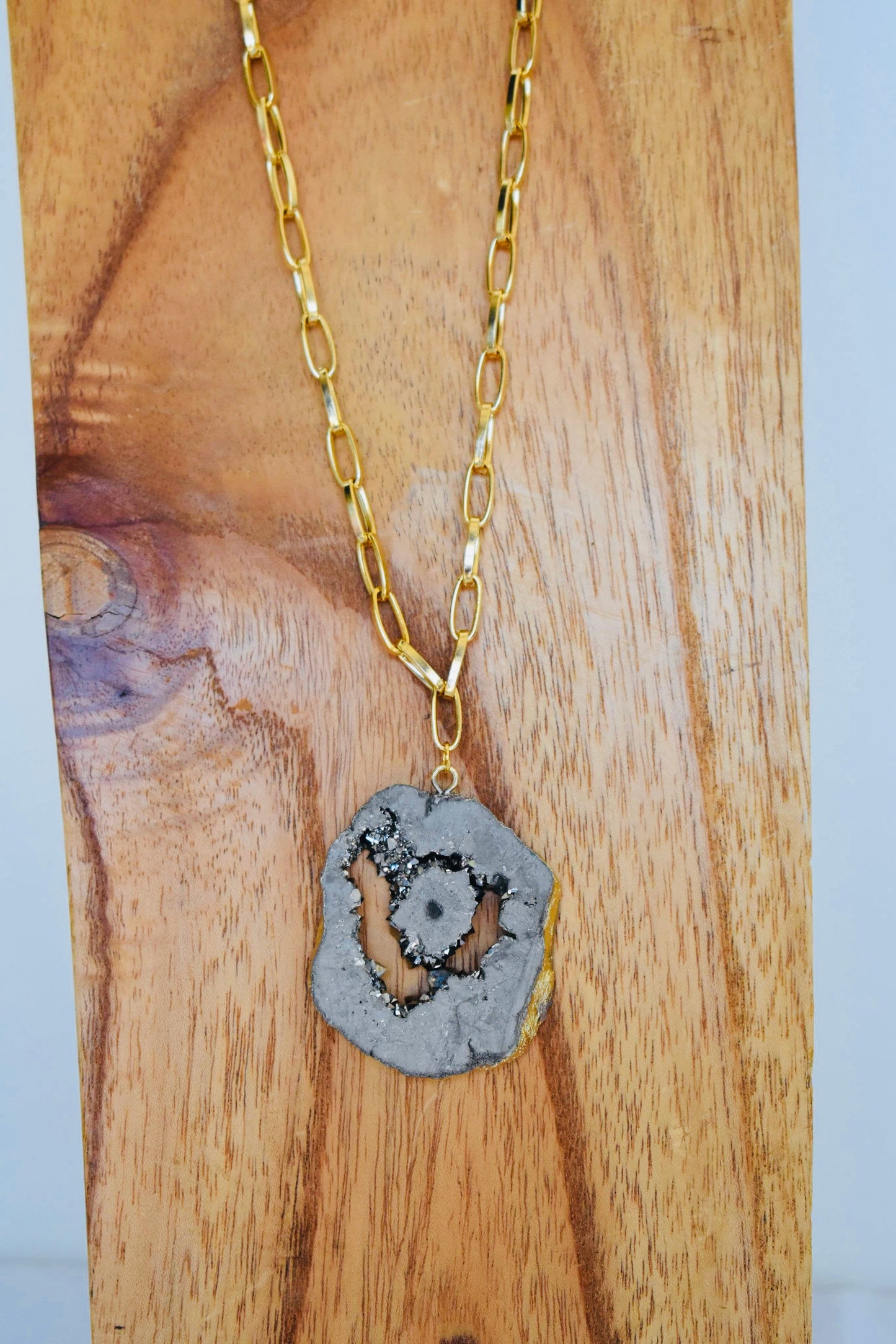 OOAK Druzy Necklace