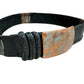 Copper & Black Leather Belt