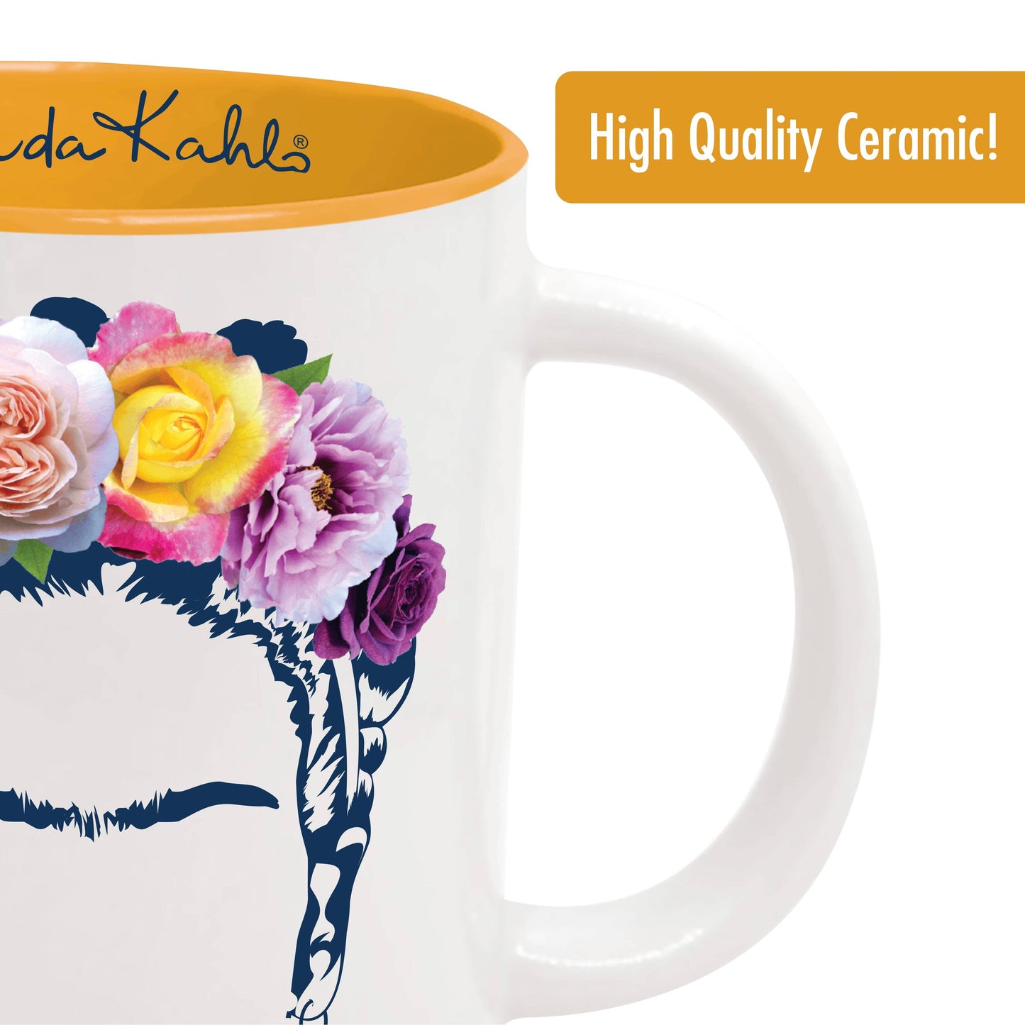 Frida Minimalist 20 oz Cappuccino Mug (wht)
