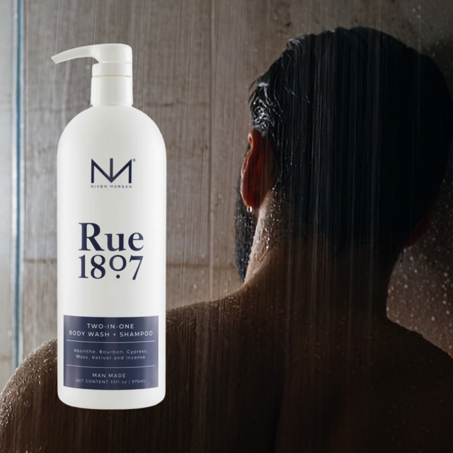 Rue 1807 Body Wash and Shampoo XL