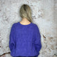Purple Cable knit sweater