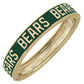 Baylor Bears Enamel Hinge Bangle in Green