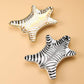 Zebra Print Ceramic Decorative Trinket Dish BLACK