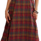 Free Peoople Freya Plaid Mini Cherry