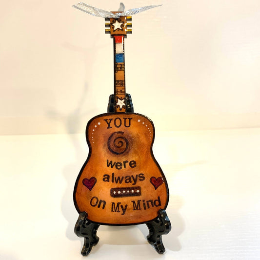 Willie Nelson guitar ornament