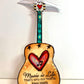 Music Is Life Guitar Ornament