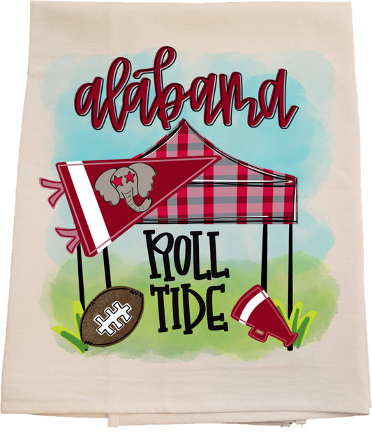 Alabama Tailgate Tent Tea Towel