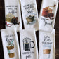 Coffee Lover Funny Kitchen Towels: Better Latte