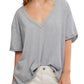 FREE PEOPLE  Nina Tee Heather Grey
