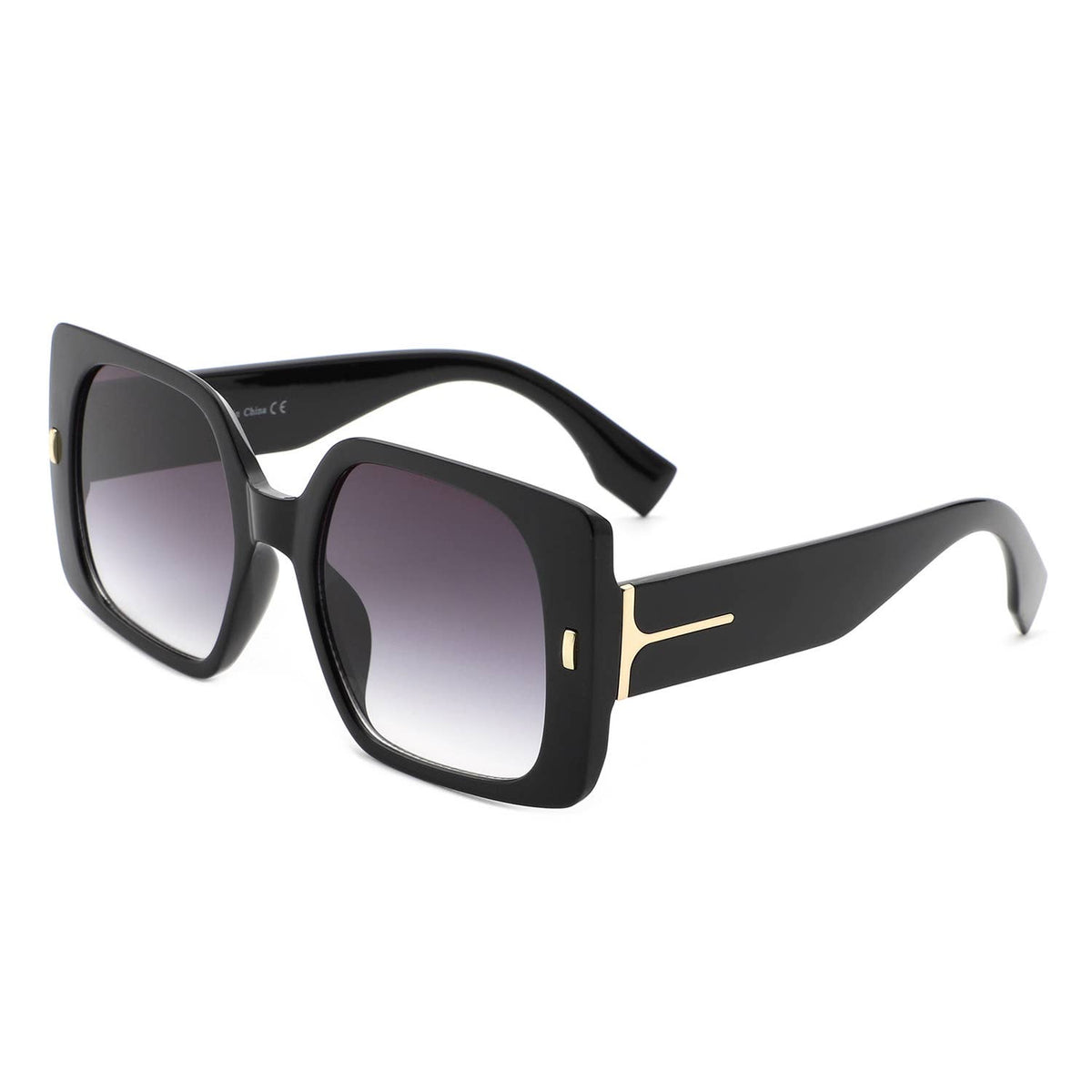 Oversize Square Bold Chic Fashion Women Sunglasses – Nikko  display picture 1