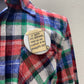 Vintage Repurposed Funny Christmas Flannel