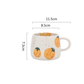 Cer Fruit Print Mugs | Coffee | Drinkware: Lemon