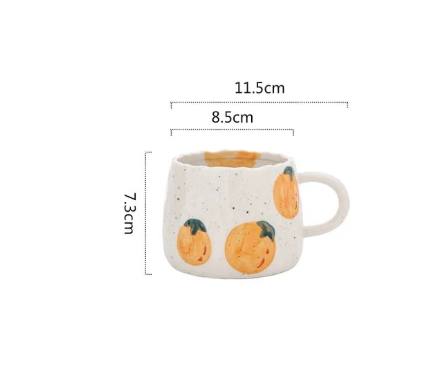 Cer Fruit Print Mugs | Coffee | Drinkware: Lemon